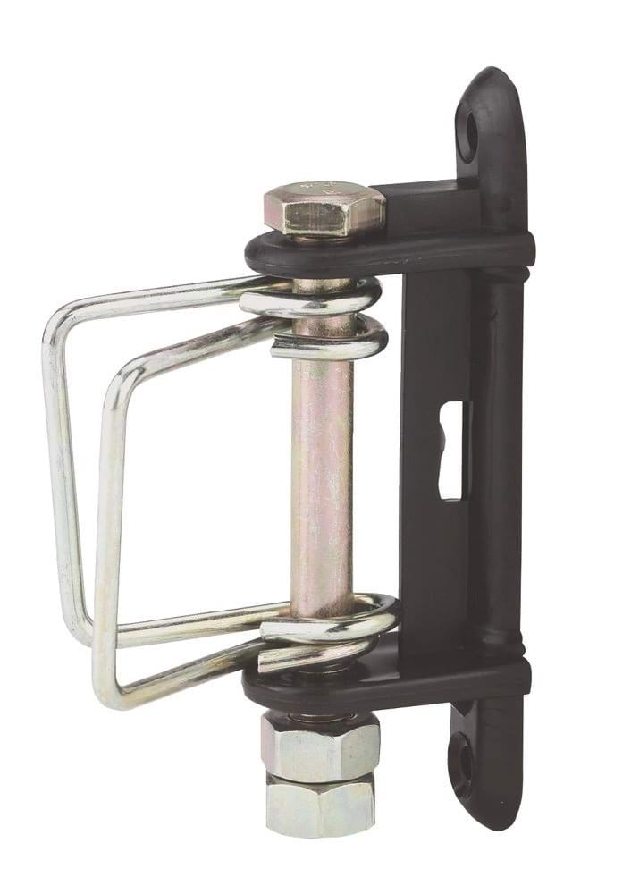 Izolator narożny do taśmy ogrodzeniowej, 20 - 40 mm, z klamrami, Kerbl - Cavalo